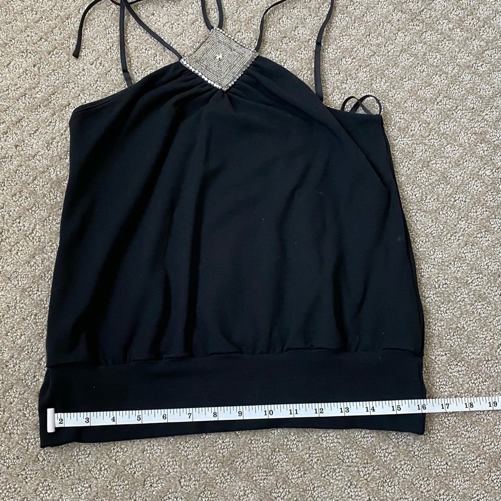 ARDEN B. Halter Top with Beaded Medallion Vintage - Picture 13 of 13